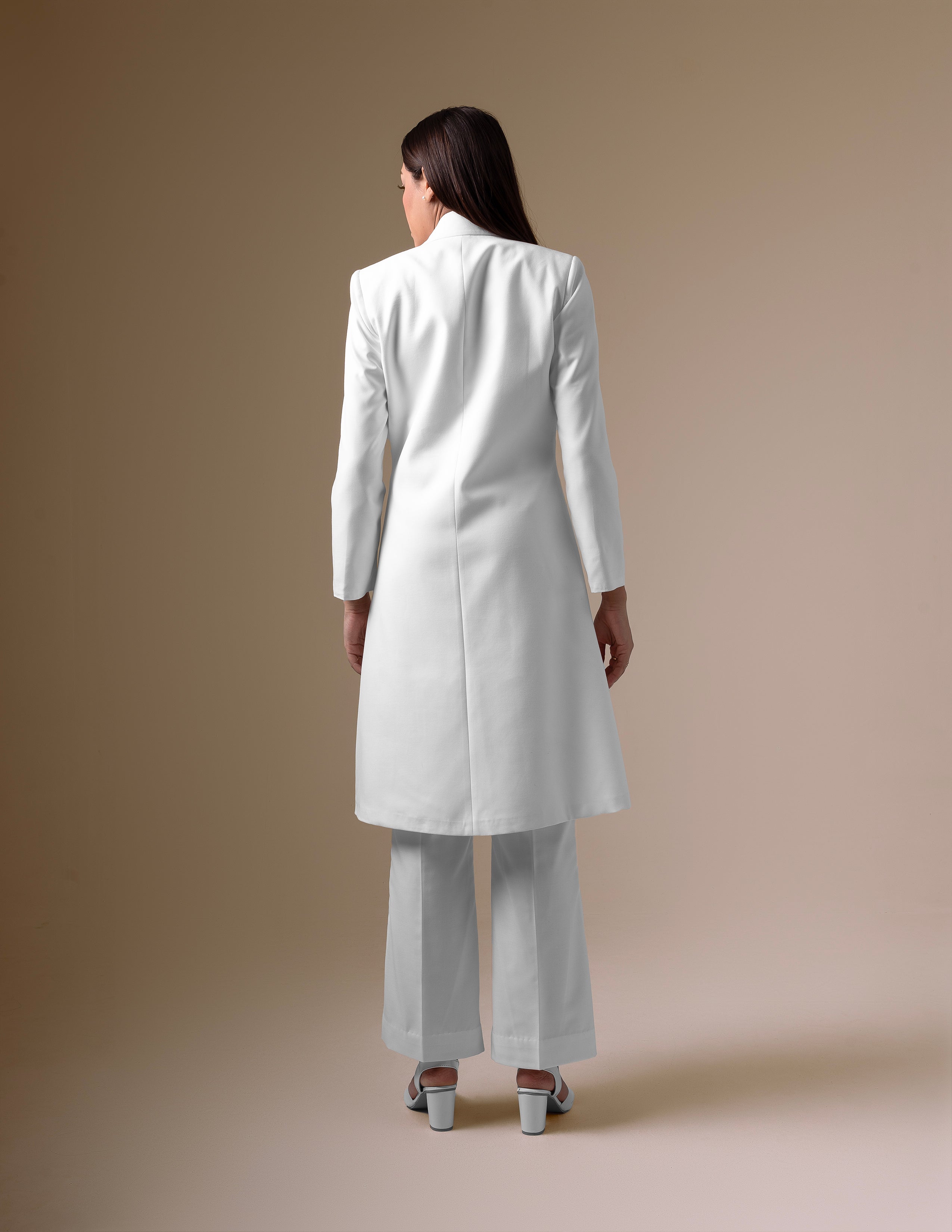 White 3-Piece Layered Co-ord