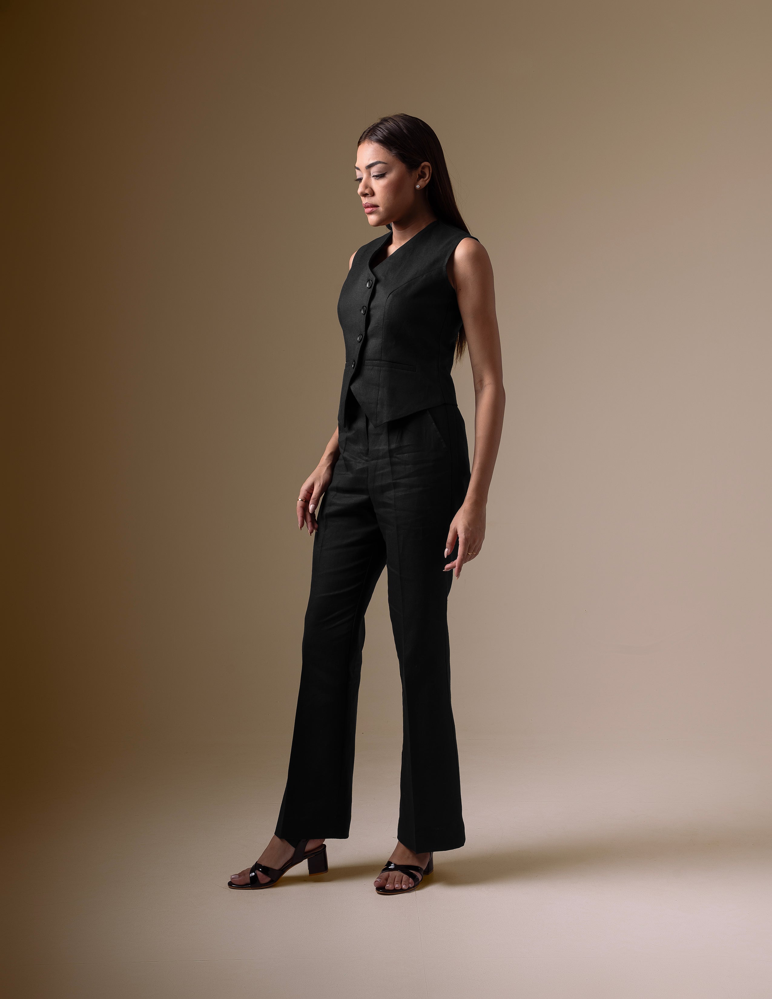 The Black Linen Co-ord