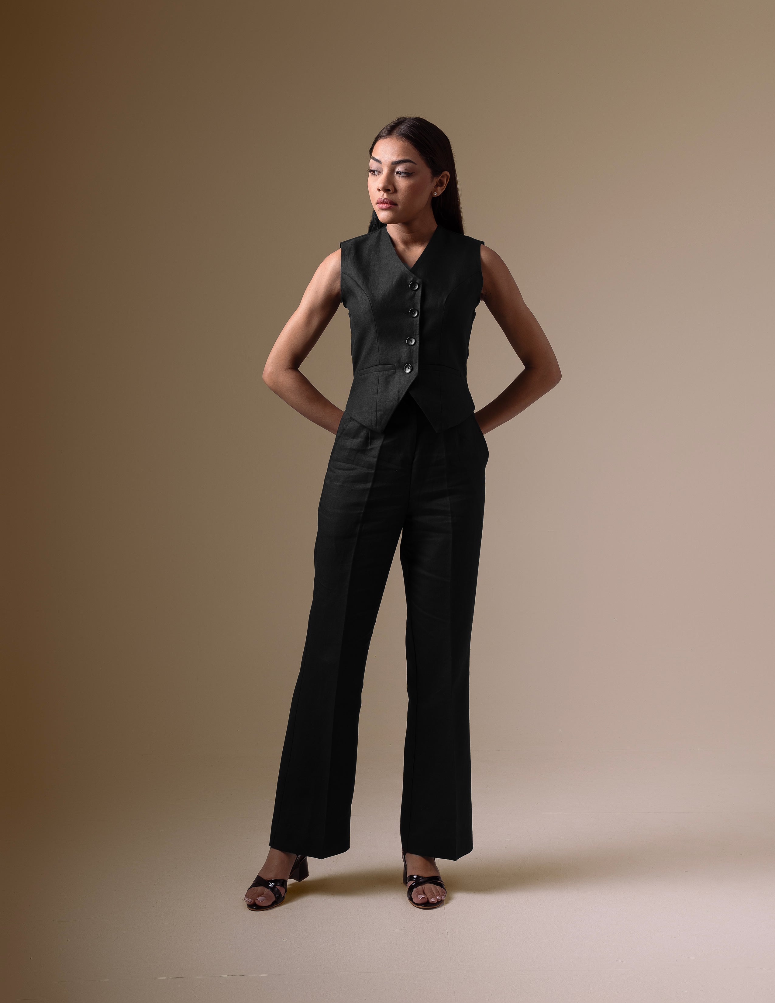 The Black Linen Co-ord
