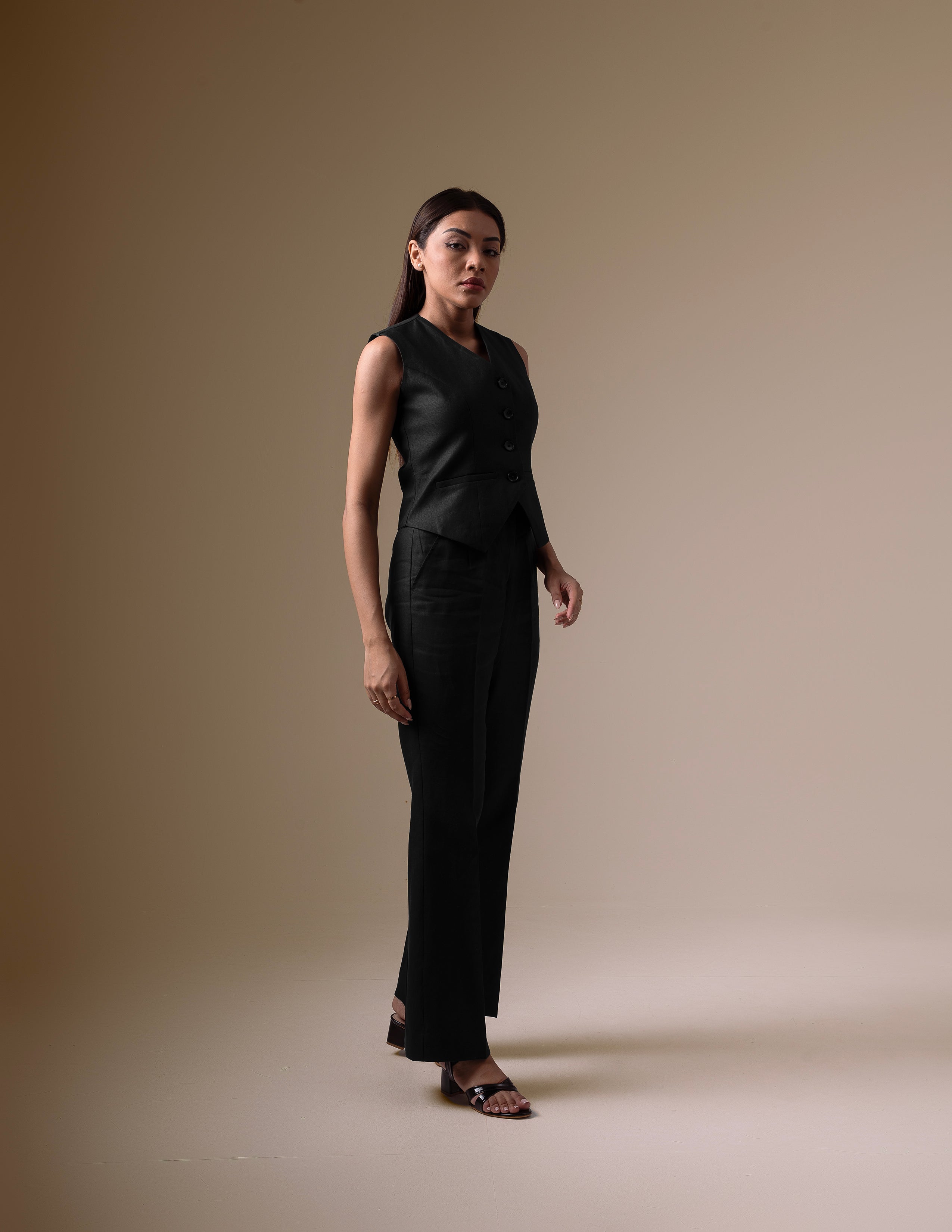 The Black Linen Co-ord
