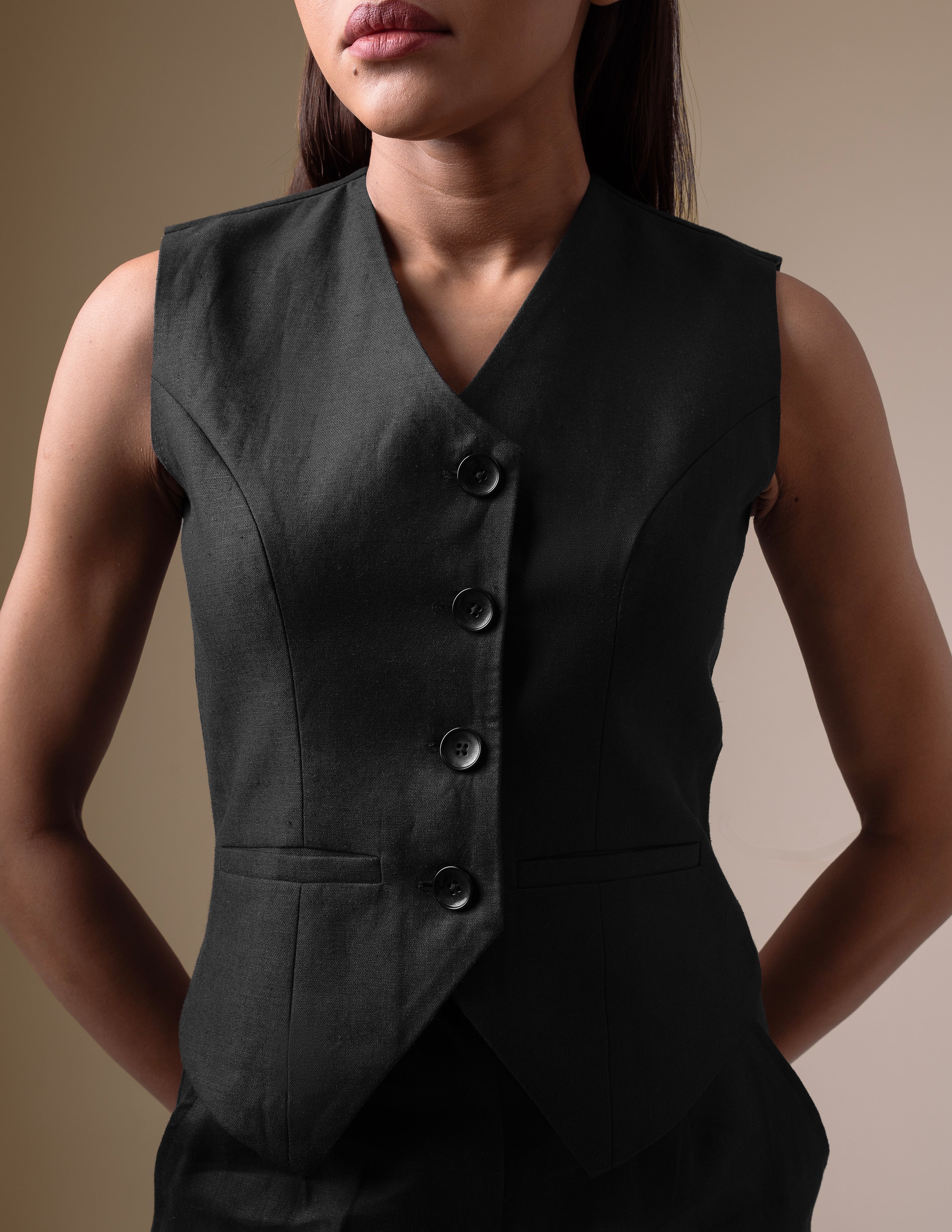 The Black Linen Co-ord