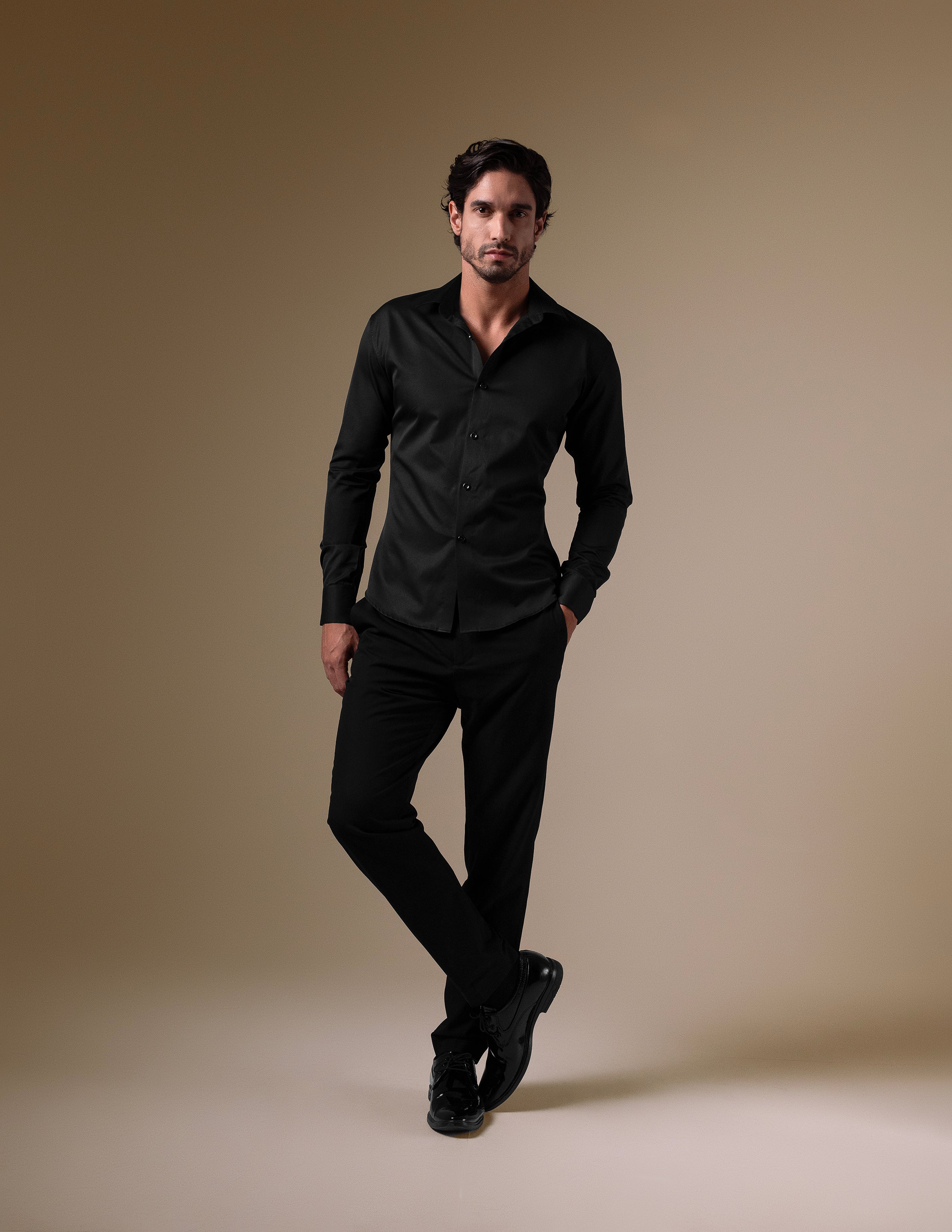 The Black Tailored Shirt