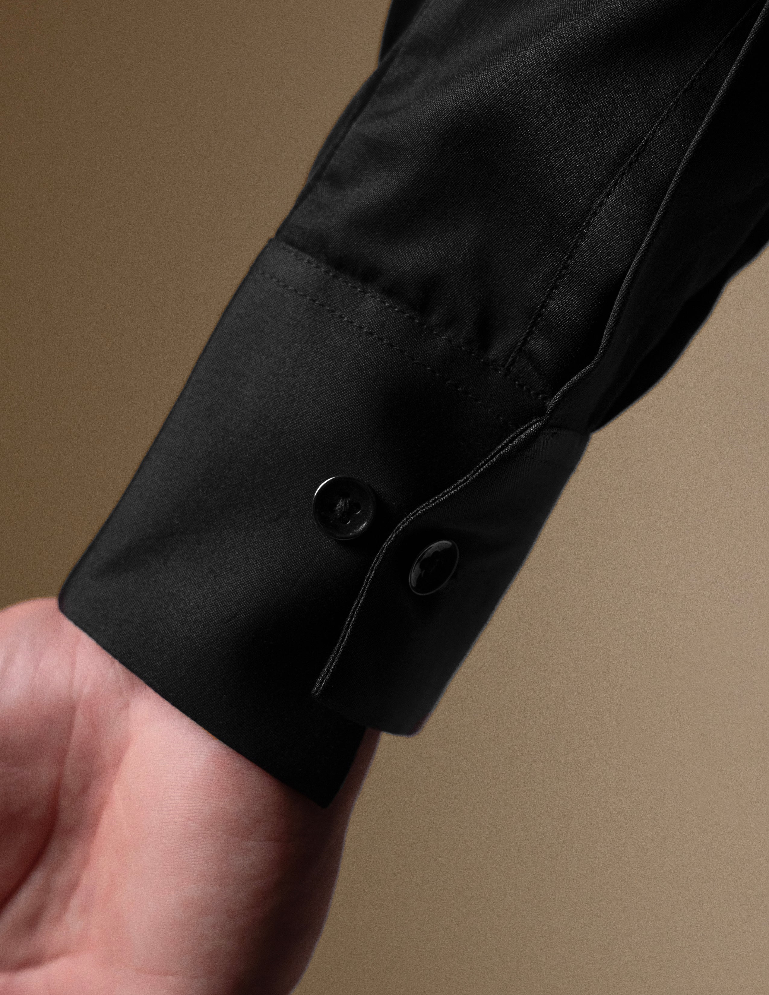 The Black Tailored Shirt