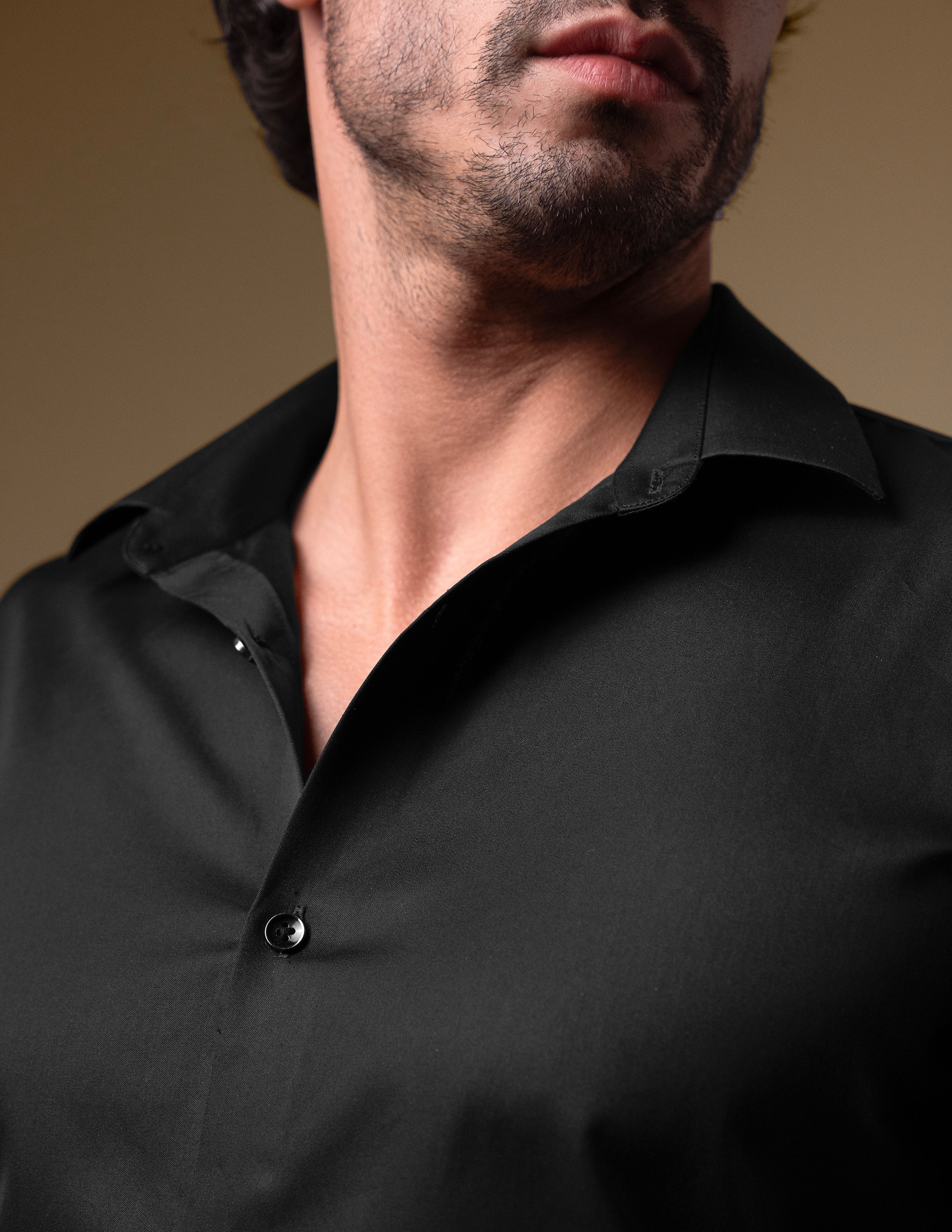 The Black Tailored Shirt