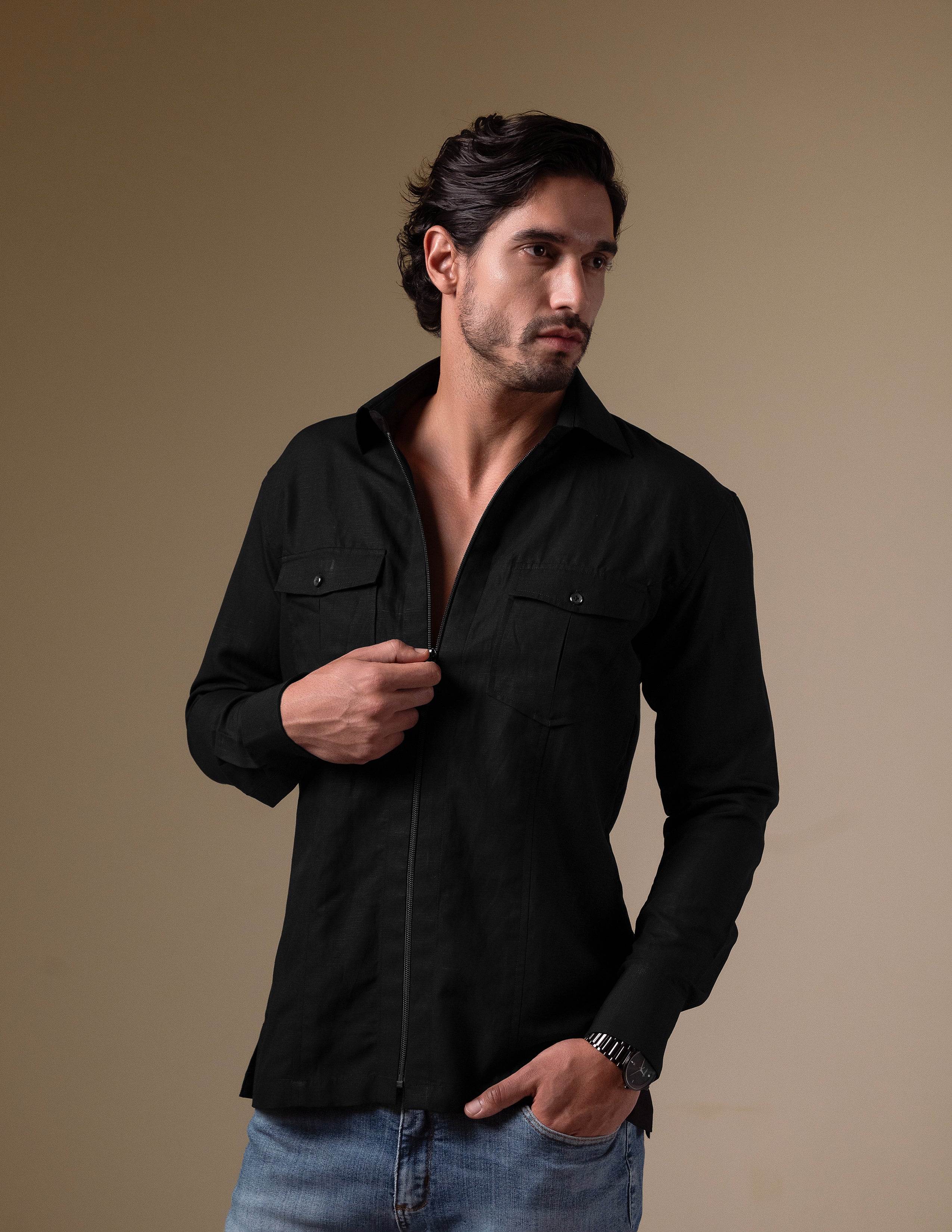 The Black Casual Shirt