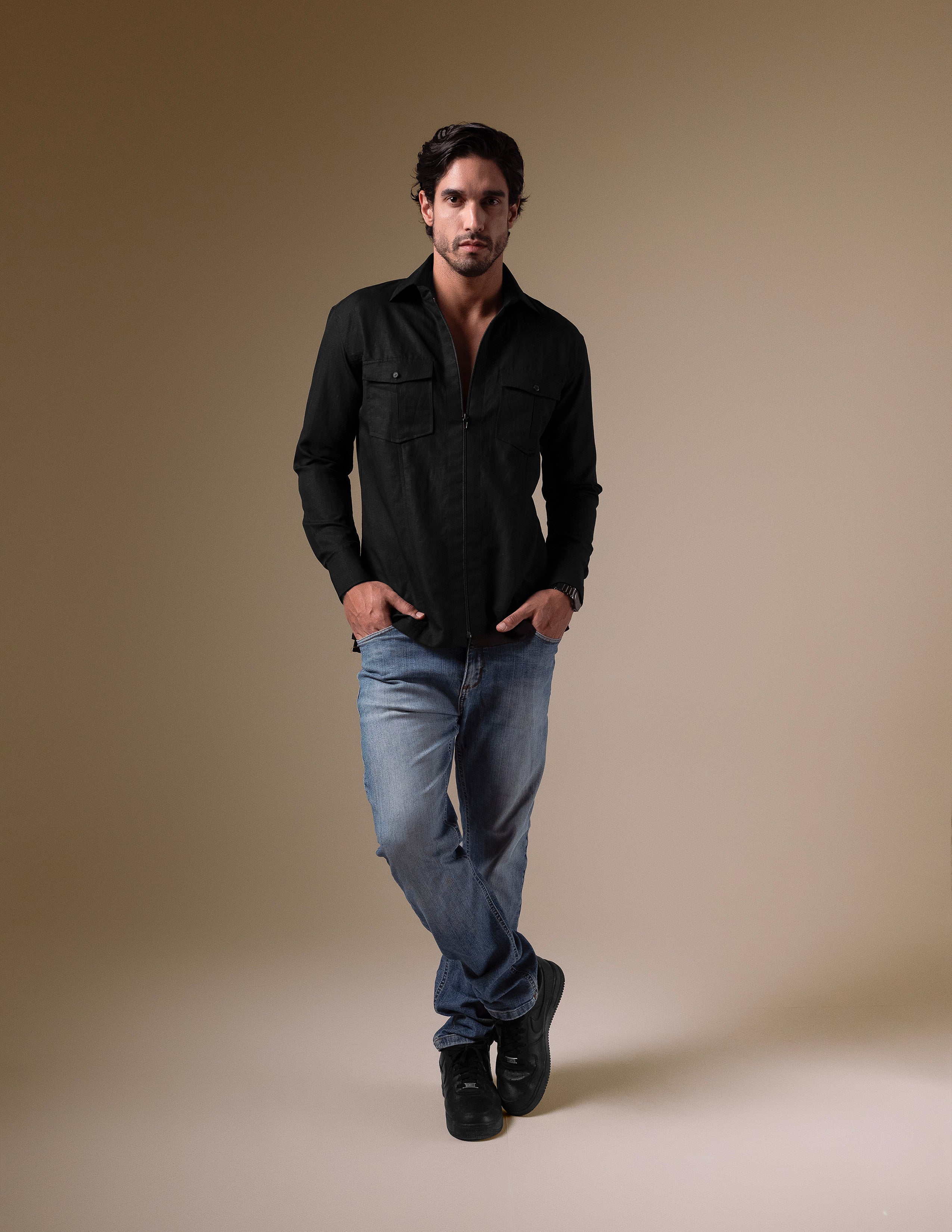 The Black Casual Shirt